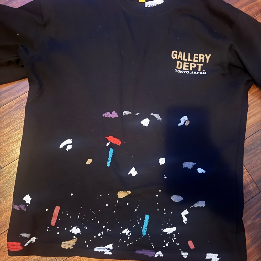 Gallery Dept Black and Purple Graphic Tee